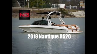 2018 Super Air Nautique GS20  Mystic White  On Water [upl. by Gray344]