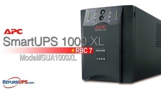 RBC7 Battery Replacement for APC SmartUPS 1000 XL [upl. by Keyser]