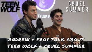 Froy Gutierrez amp Andrew Matarazzo talk about their favorite scene in Teen Wolf  Cruel Summer [upl. by Sung]