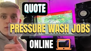 How To Quote House Washing amp Roof Washing Jobs Online  Pressure Wash Job Pricing [upl. by Monika]