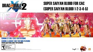 Dragonball Xenoverse 2 Super Saiyan Blood for CAC by Feraz Mod showcase [upl. by Innavoj]