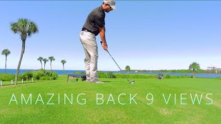 AMAZING VIEWS At The Sandestin Links Golf Club Back 9 Course Vlog [upl. by Etteiram543]