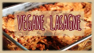 vegane LASAGNE  einfach amp lecker  Rezept [upl. by Ardiedal]