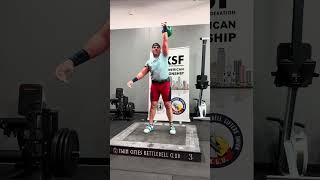 Attempt 2 Kettlebell competition WKSFAKLU NA championship  J Hansen OALC 24kg 30 minutes [upl. by Olivia]