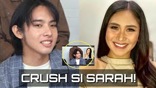 Justin of SB19 admits that he has a crush on Sarah Geronimo during their Toni Talks interview [upl. by Atinet589]