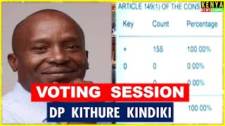 Kindiki Electronic Voting MALFUNCTIONS in Parliament after Gachagua impeachment as Deputy President [upl. by Connett]