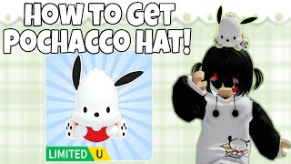 How to Get Pochacco Hat Limited UGC  Roblox My Hello Kitty Cafe  Riivv3r [upl. by Ion]