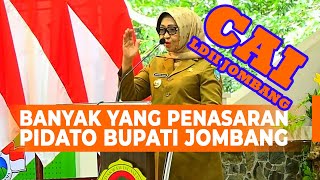 Pidato Bupati Jombang Pada CAI 2023 di Kosambiwojo [upl. by Yenots]