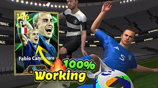 Trick To Get 106 Rated Epic Fabio Cannavaro In eFootball 2025 Mobile 🔥🔔 100 Working [upl. by Enautna]