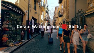 Cefalu walking tour 4K [upl. by Atnas546]