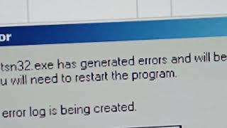Windows XP Dr Watson 32 EXE error [upl. by Kcirdnekal332]