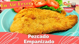 Filete de Pescado Empanizado en la Airfryer [upl. by Roath377]