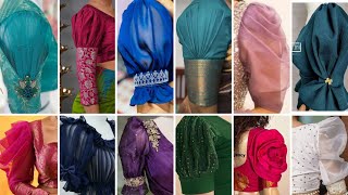 Puff Blouse Sleeves Designs  New Blouse Sleeves Designs Baju Ki Design Astin Ki Design [upl. by Eniawd]