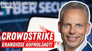 Crowdstrike mit 20 Rallypotential Softwarepanne erledigt [upl. by Sheba]