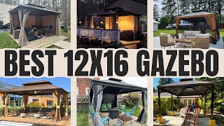 Best 12x16 Gazebo Top 5 Picks  2024 Reviews and Recommendations [upl. by Habas465]