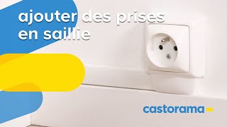 Ajouter des prises électriques  pose en saillie Castorama [upl. by Shewmaker]