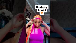 Head wrap tutorial headwraptutorial [upl. by Suirauqed555]