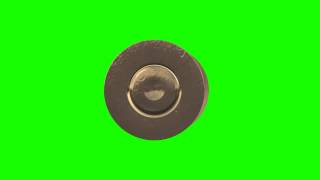 45mm Bullet Shell Green Screen Loop [upl. by Tasia637]