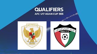 LIVE INDONESIA VS KWAIT QUALIFIERS PIALA ASIA [upl. by Yentirb]