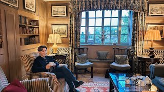 TEA IN A SCOTTISH COUNTRY HOUSE  A First Glimpse At Festive Decorations  Nicolas Fairford Vlog [upl. by Rekcut290]