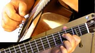 Key of D in Open G Tuning  Partial Capo [upl. by Alodi]