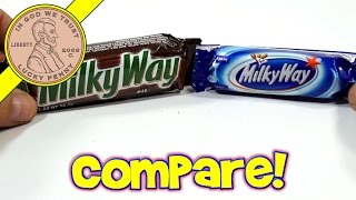 Comparing a UK Milky Way to a USA Milky Way  Bonus Mars Bar [upl. by Nawak986]