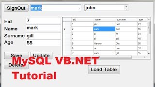 MySQL VBNET Tutorial 15 Change column title of datagridview when connecting Mysql [upl. by Mikes]