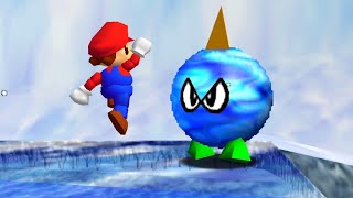 Getting all six main stars Snowmans Land  Super Mario 64  No Commentary [upl. by Annayr]