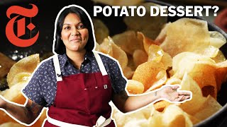 Can Sohla Make An Entire Meal Out of Potatoes  Mystery Menu  NYT Cooking [upl. by Anedal742]