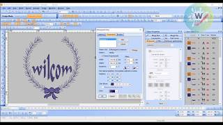 11دورة تطريز إعدادت الكتابة Wilcom E2 Lettering Setting [upl. by Bebe]