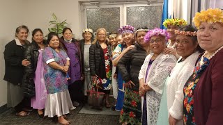 Marshallese oregon welcome tok iroij leikman zedkaia im majuro delegation 2022 [upl. by Anma]