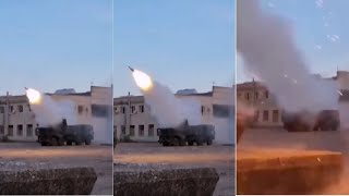 🔴 Russian Air Defense Fail  Russian PantsirS2 System Malfunctions • Hits Friendly Position [upl. by Narot]