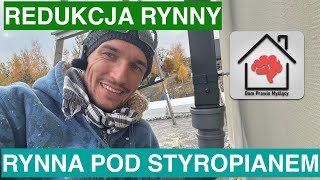 Redukcja kwadratowej rynny Galeco Jak wykonać rynnę pod styropianem [upl. by Dryden426]