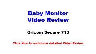 Oricom Secure SC710 Digital Video Baby Monitor Review [upl. by Montgomery583]