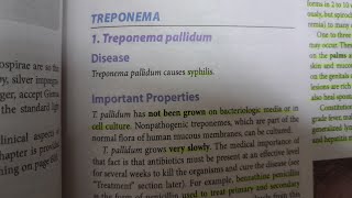 Treponema Pallidum  MICROBIOLOGY [upl. by Annavaj]