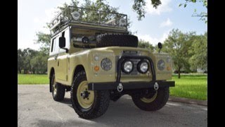 1977 Sand Land Rover Series 3 Diesel Driving [upl. by Cummins]