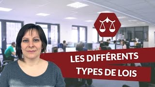 Les différents types de lois  Droit  digiSchool [upl. by Phelgon96]