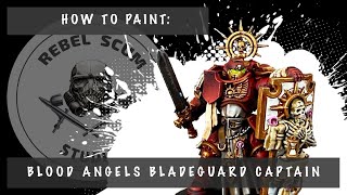 HOW TO PAINT Blood Angels Primaris Space Marine Bladeguard Captain [upl. by Eelorac252]