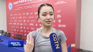 2023 Cup of China｜Figure Skating｜Zhu Yis reaction after womens singles short program [upl. by Annala]