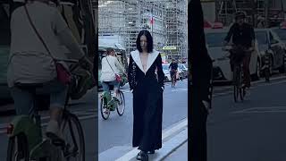 Model Sora Choi at Paris Fashion Week SS23 sorachoi streetstyle model fashion [upl. by Desma]