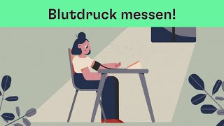 Blutdruck selber messen  eine Anleitung vom Robert KochInstitut  Animation  Erklärvideo [upl. by Orville6]