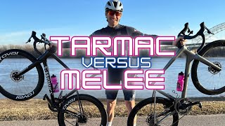 Specialized Tarmac SL8 vs Enve Melee [upl. by Aiela]