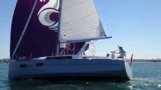 2015 Beneteau Oceanis 35 Sailing with Spinnaker [upl. by Inoliel]