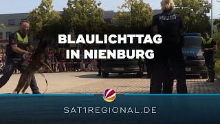 Blaulichttag in Nienburg Polizei gibt Einblick in Berufsalltag [upl. by Ardnaet496]