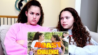 REACTING To Our First ROAST Ever Haschak Sisters [upl. by Steep]