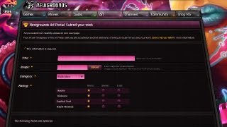 How to upload art to Newgrounds [upl. by Ahkeber]