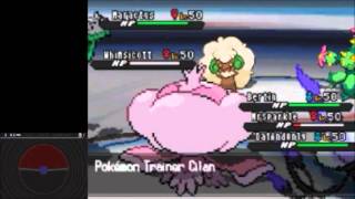 Unova Leader Cilan Triple Battle Full Team  World Tournament  Pokemon Black 2 amp White 2 [upl. by Borgeson]