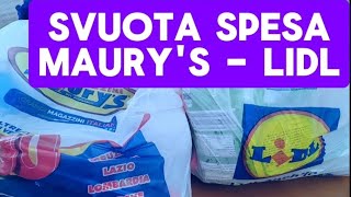 Svuota spesa Maurys  Lidl svuotalaspesa [upl. by Neslund594]