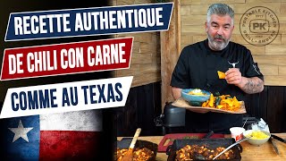 Recette authentique de Chili Con Carne au barbecue comme au Texas [upl. by Ativla149]