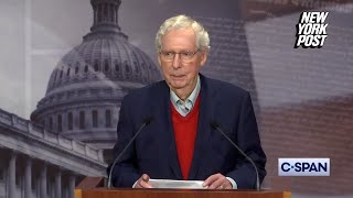 Senator McConnell congratulates Trump gives take on current mood across the country [upl. by Pappas846]